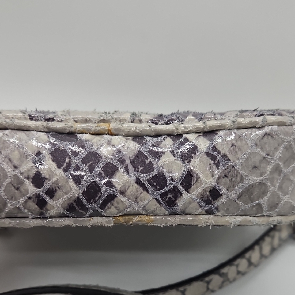Michael Kors Python Pattern Crossbody Bag - Cream… - image 7